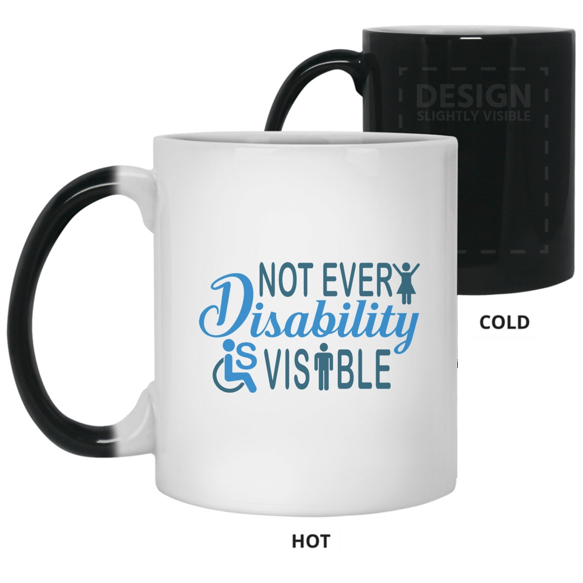 Invisible Disability 11 oz. Color Changing Mug - The Unchargeables
