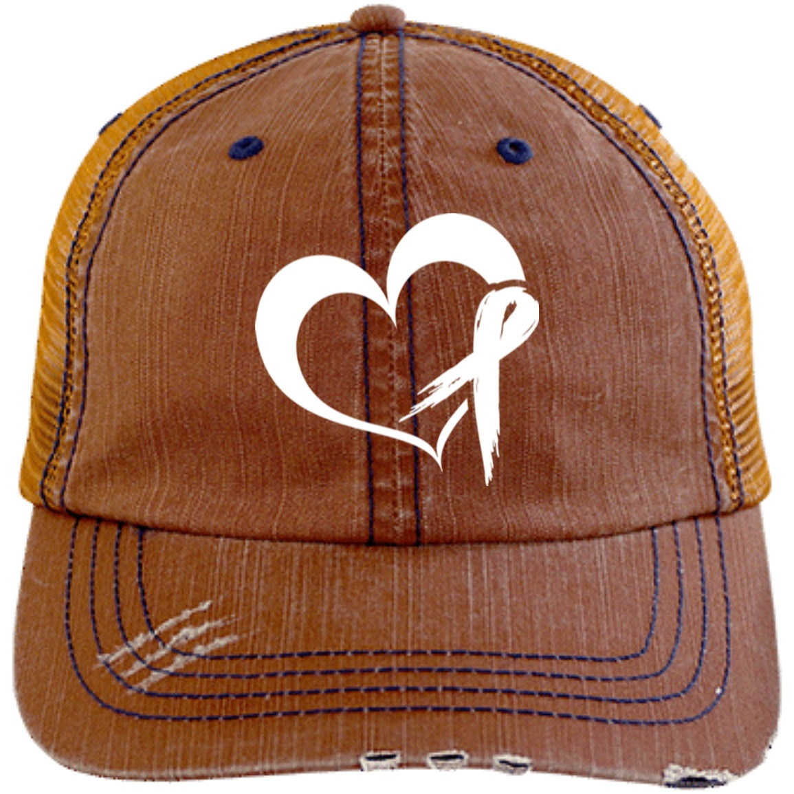 Heart Ribbon Trucker Cap - The Unchargeables