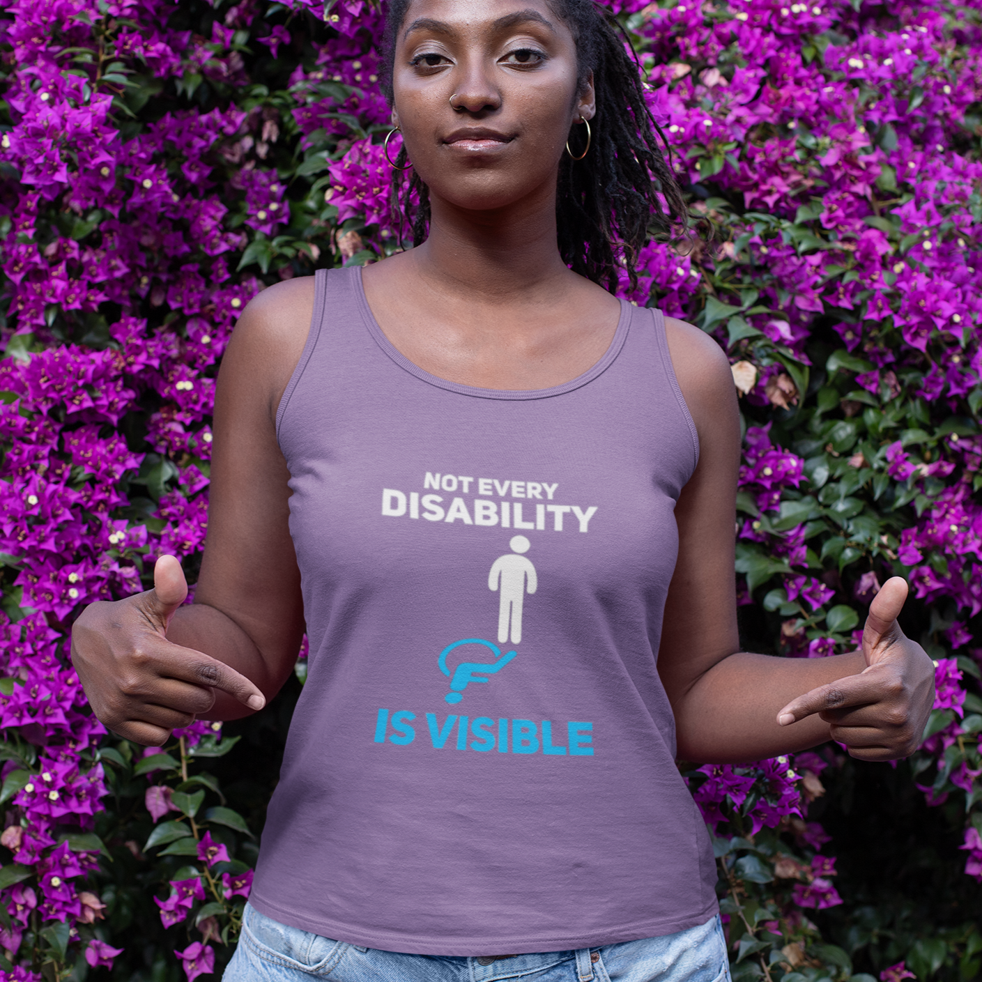 Invisible Disability Racerback Tank (Legacy Collection)