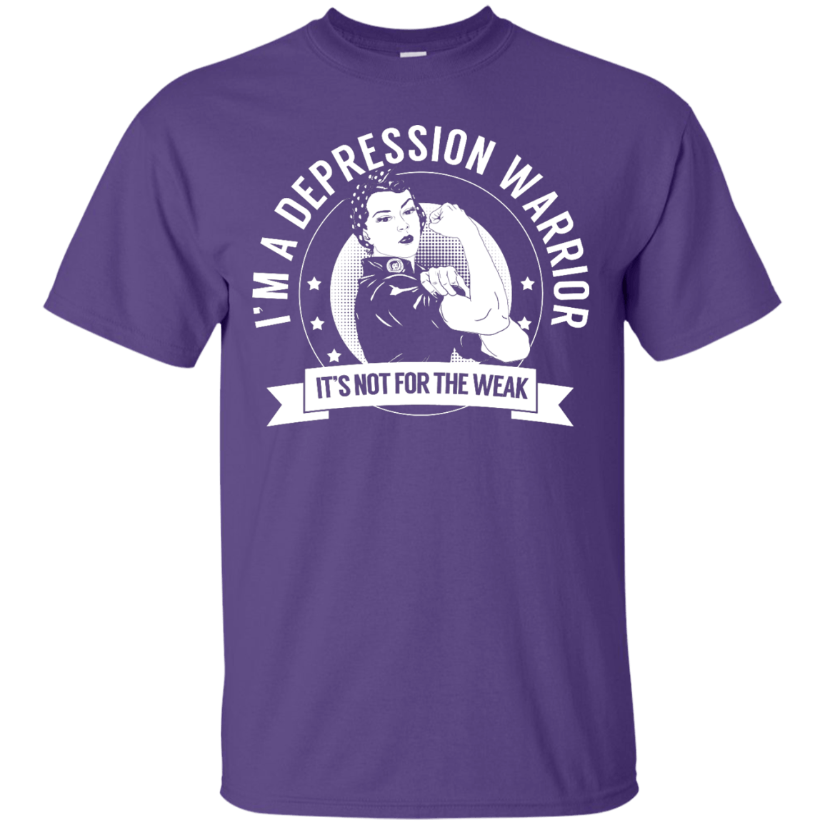Depression Warrior Not for the Weak Unisex Shirt - The Unchargeables