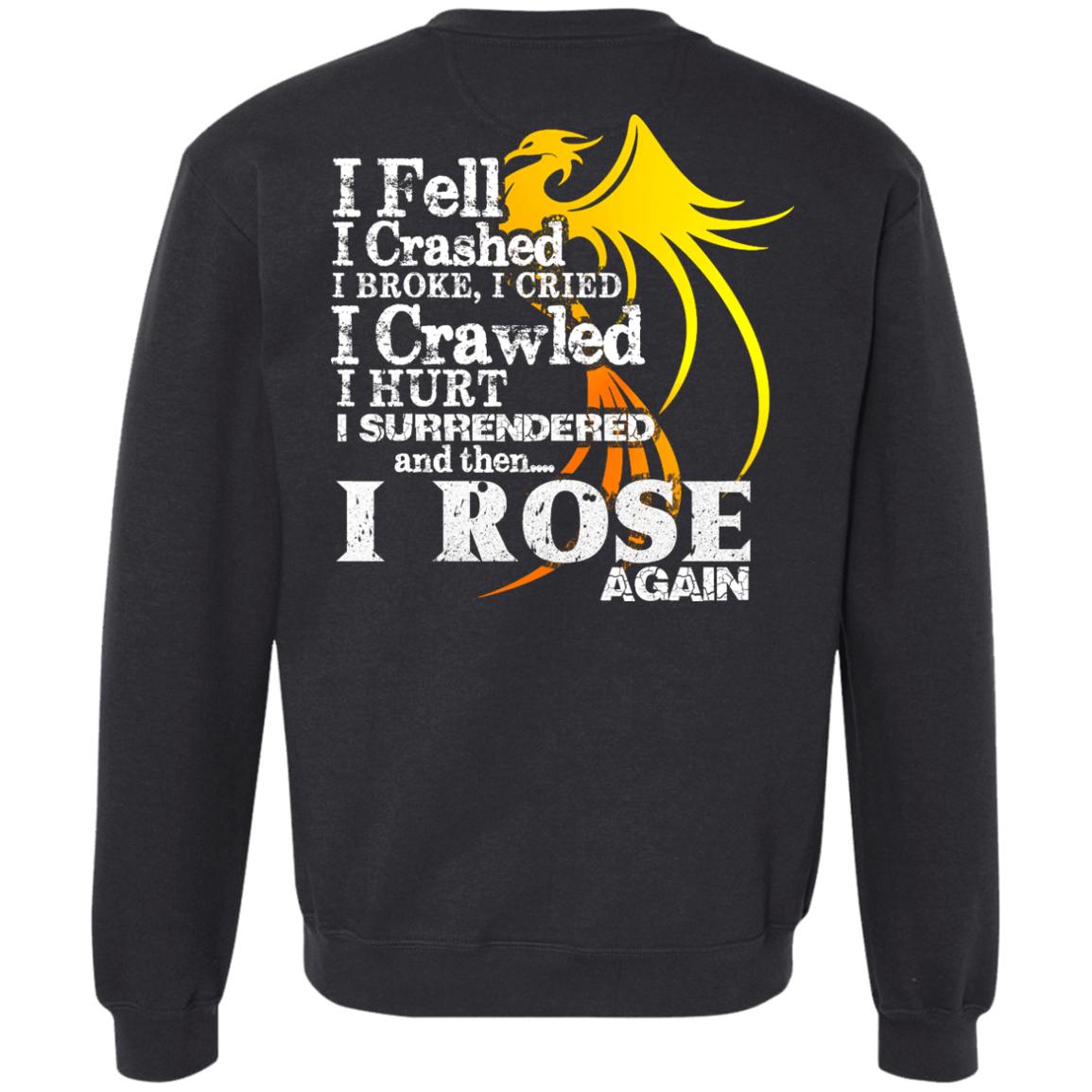 Phoenix Crewneck Sweatshirt (Backprint) - The Unchargeables