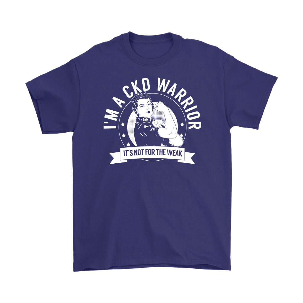 Chronic Kidney Disease Awareness T-Shirt CKD Warrior NFTW - The Unchargeables