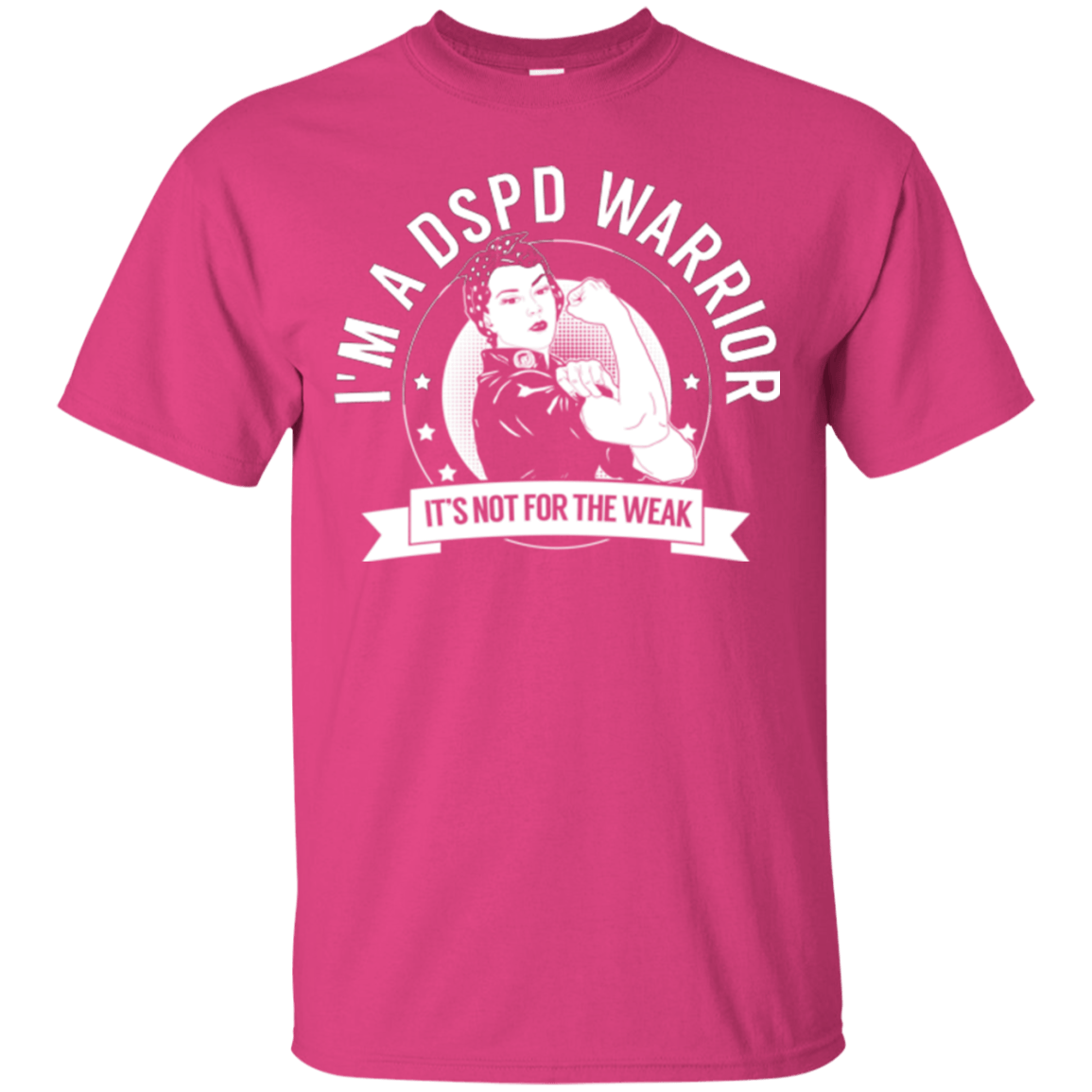 Delayed Sleep Phase Disorder - DSPD Warrior Not For The Weak Cotton T-Shirt - The Unchargeables