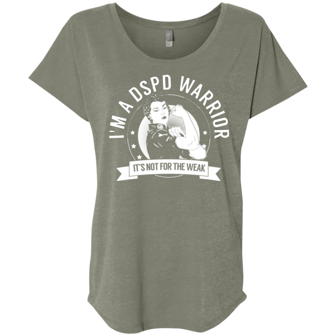 Delayed Sleep Phase Disorder - DSPD Warrior Not For The Weak Dolman Sleeve - The Unchargeables
