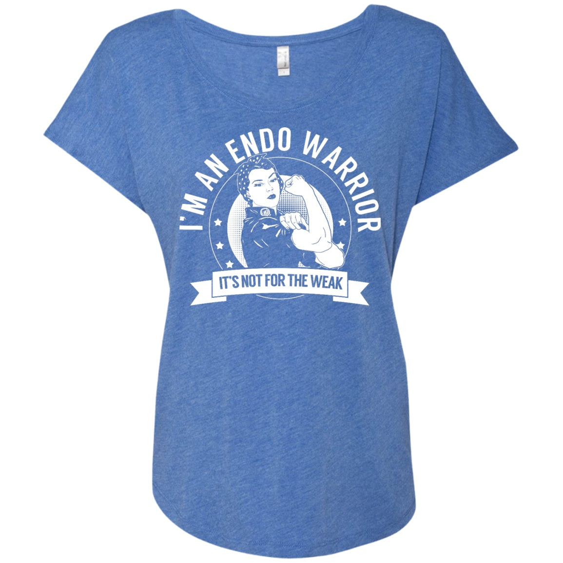 Endometriosis - Endo Warrior Not For The Weak Dolman Sleeve - The Unchargeables