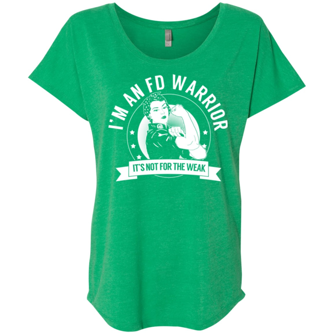 Fibrous Dysplasia - FD Warrior Not For The Weak Dolman Sleeve - The Unchargeables