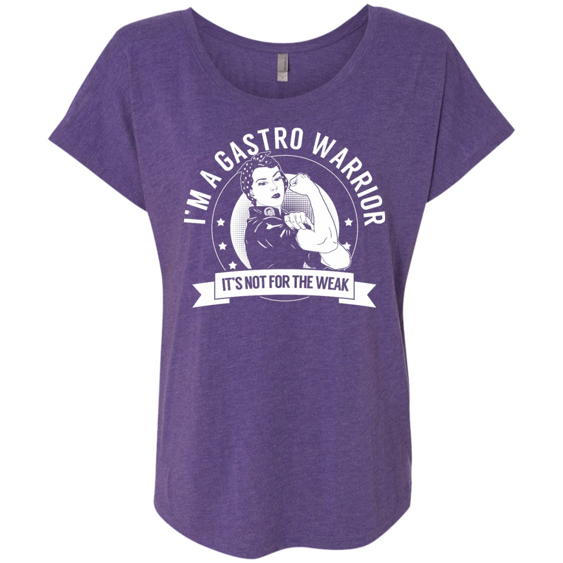 Gastroparesis - Gastro Warrior Not for the Weak Dolman Sleeve - The Unchargeables