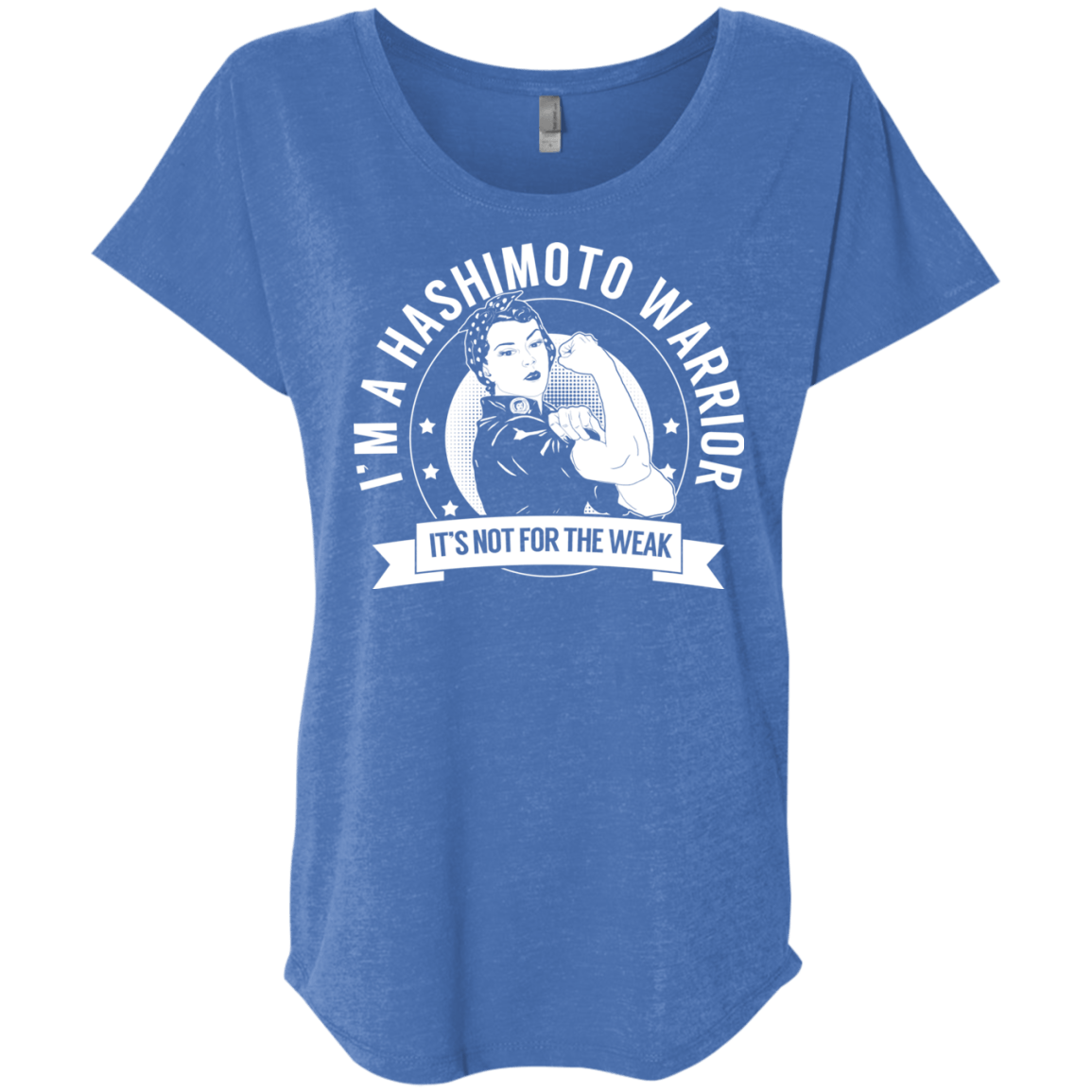 Hashimoto&#39;s Disease - Hashimoto Warrior Not For The Weak Dolman Sleeve - The Unchargeables