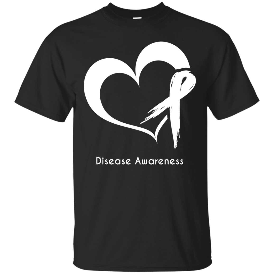 Heart Ribbon Customisable Unisex Shirt - The Unchargeables