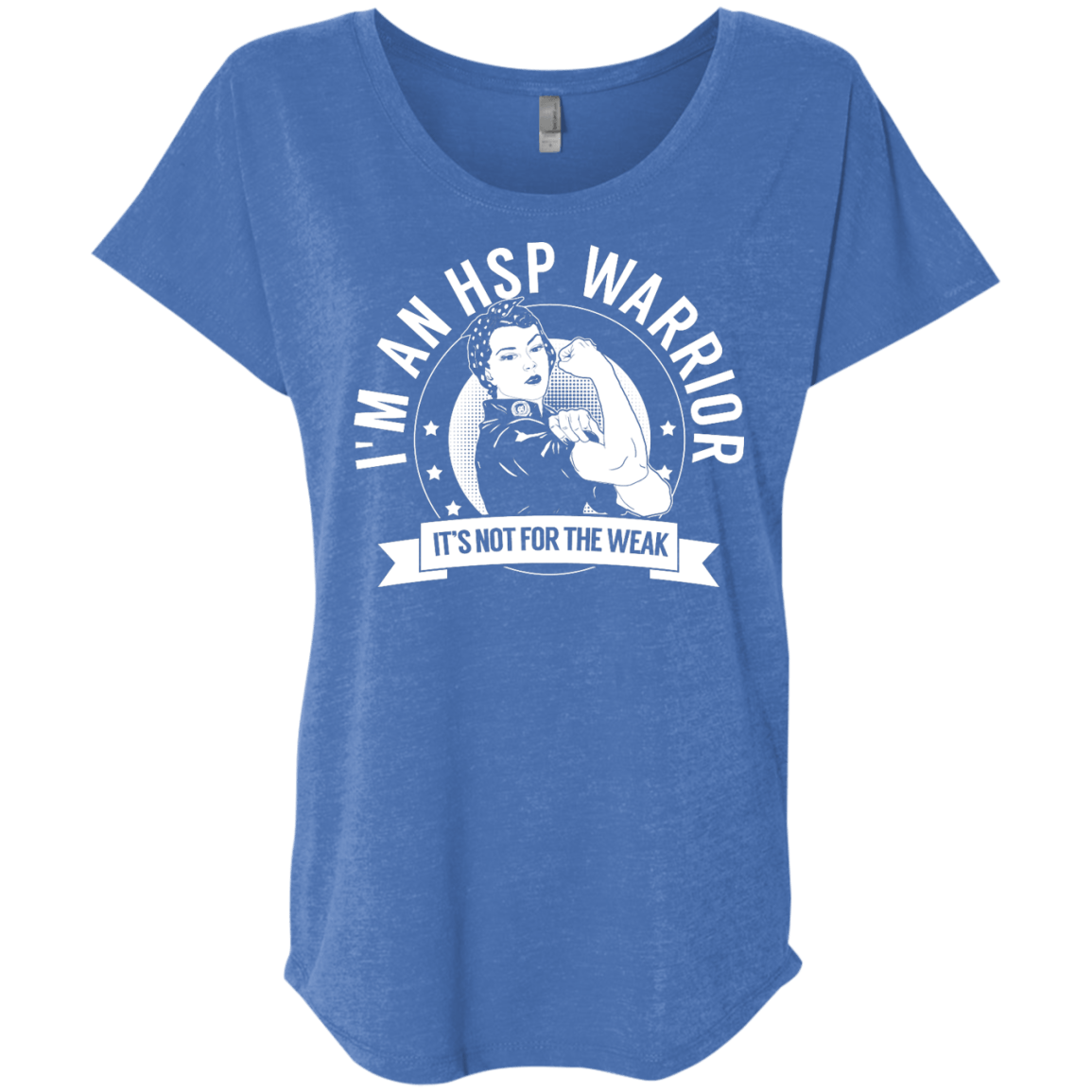 Hereditary Spastic Paraparesis - HSP Warrior Not For The Weak Dolman Sleeve - The Unchargeables