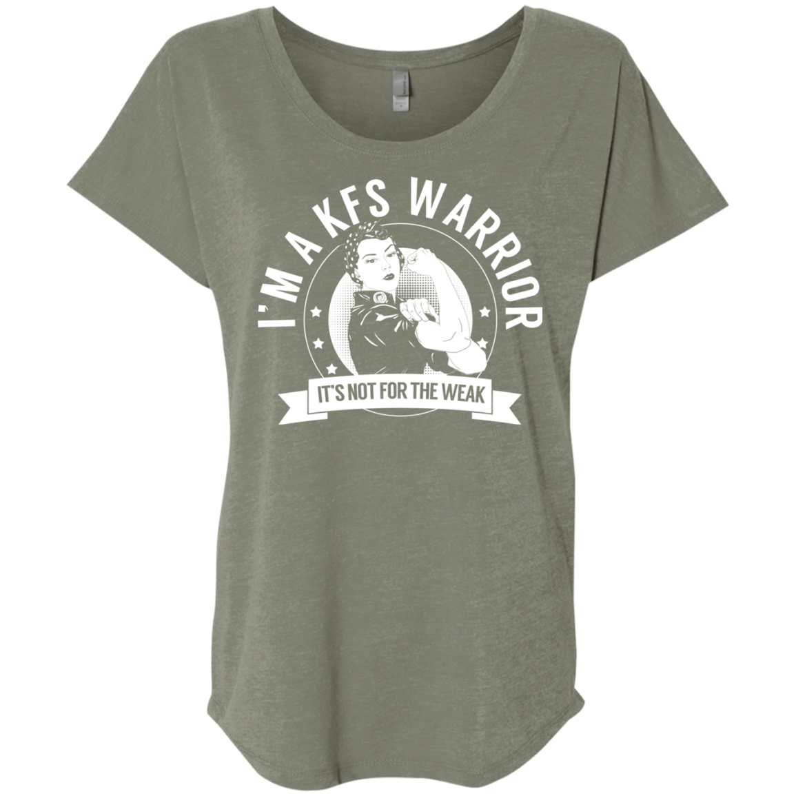 Klippel-Feil Syndrome - KFS Warrior Not For The Weak Dolman Sleeve - The Unchargeables