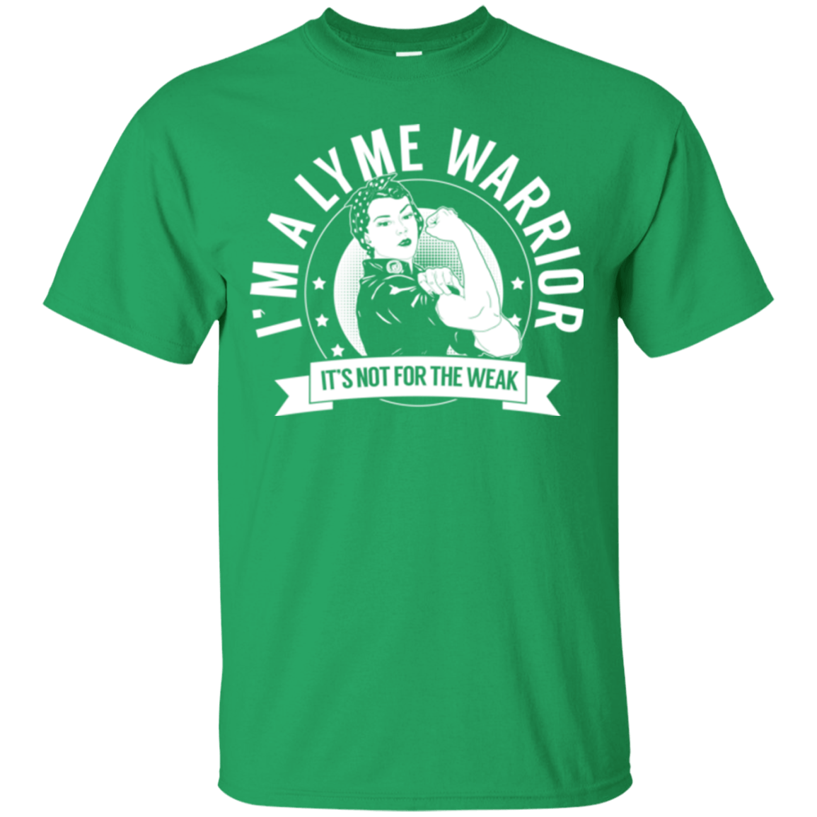 Lyme Disease - Lyme Warrior Not For The Weak Cotton T-Shirt - The Unchargeables