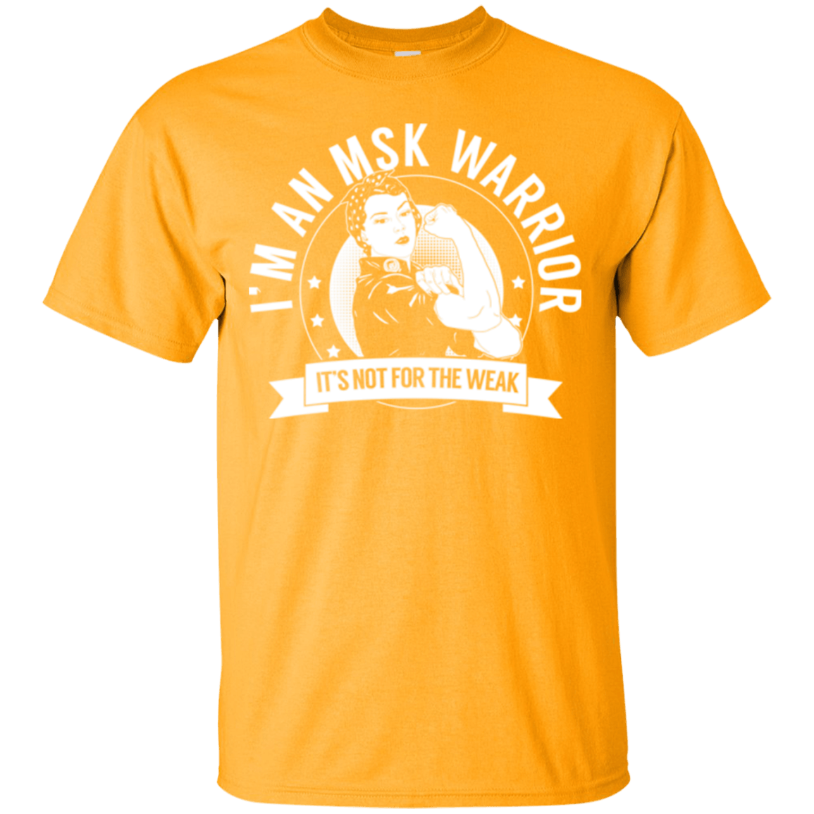 Medullary Sponge Kidney - MSK Warrior Not For The Weak Cotton T-Shirt - The Unchargeables