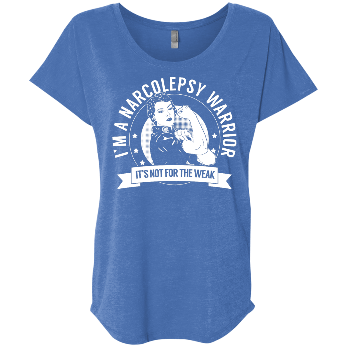 Narcolepsy Warrior Not For The Weak Dolman Sleeve - The Unchargeables