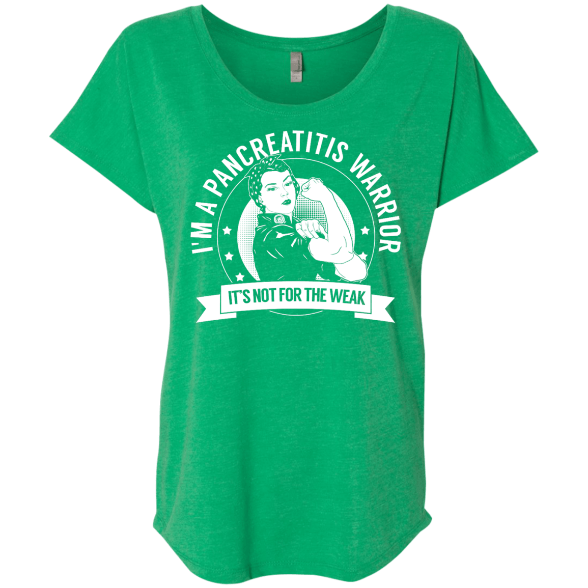 Pancreatitis Warrior Not For The Weak Dolman Sleeve - The Unchargeables