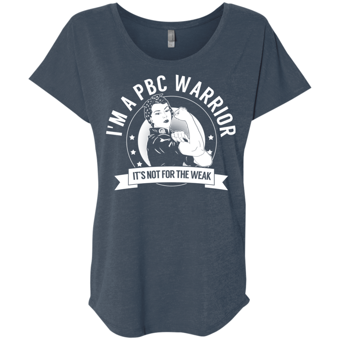Primary Biliary Cirrhosis - PBC Warrior NFTW Dolman Sleeve - The Unchargeables