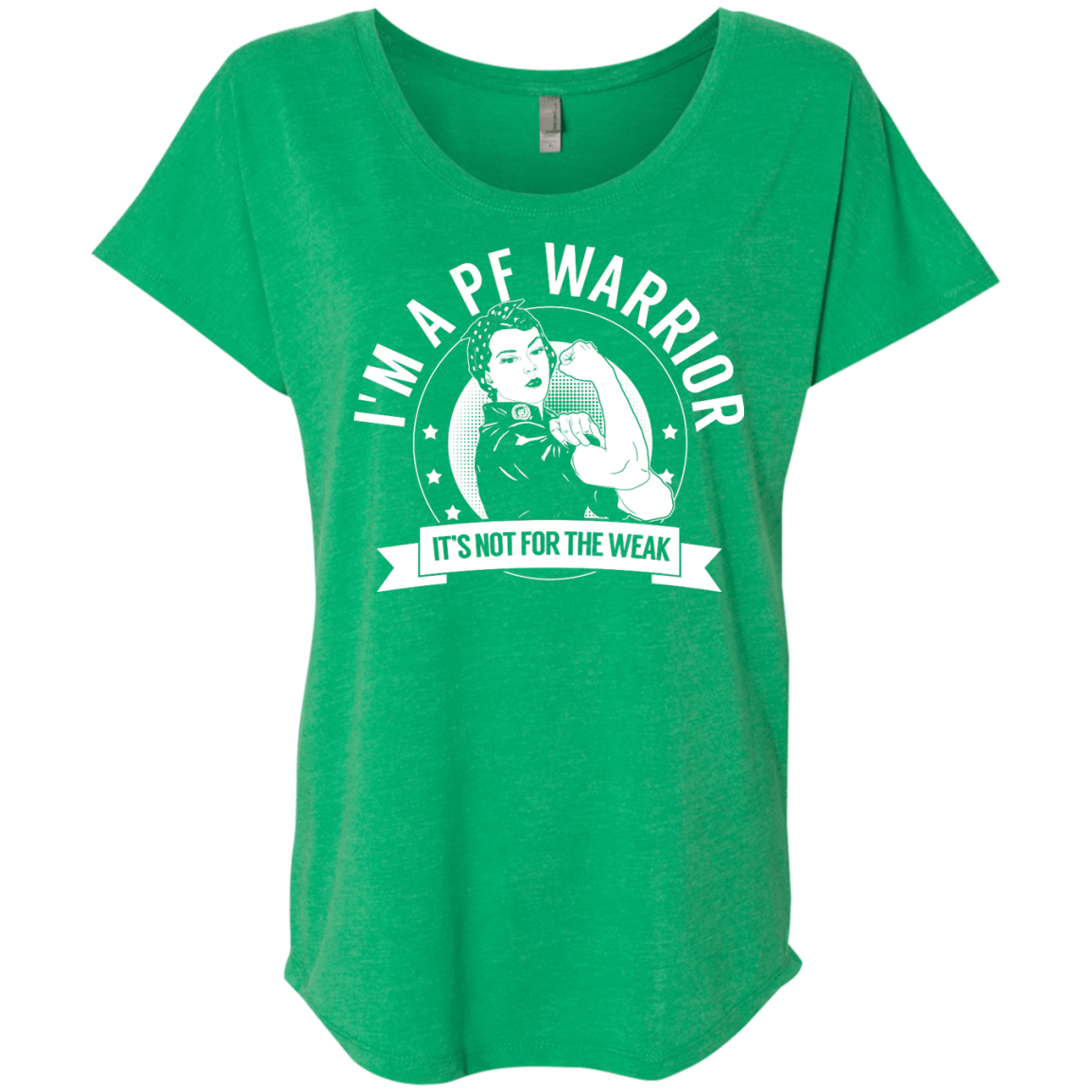 Pulmonary Fibrosis - PF Warrior Not For The Weak Dolman Sleeve - The Unchargeables