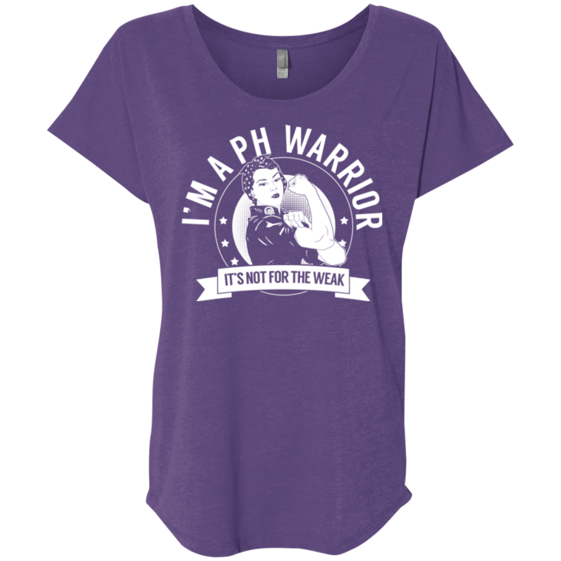 Pulmonary Hypertension - PH Warrior Not For The Weak Dolman Sleeve - The Unchargeables