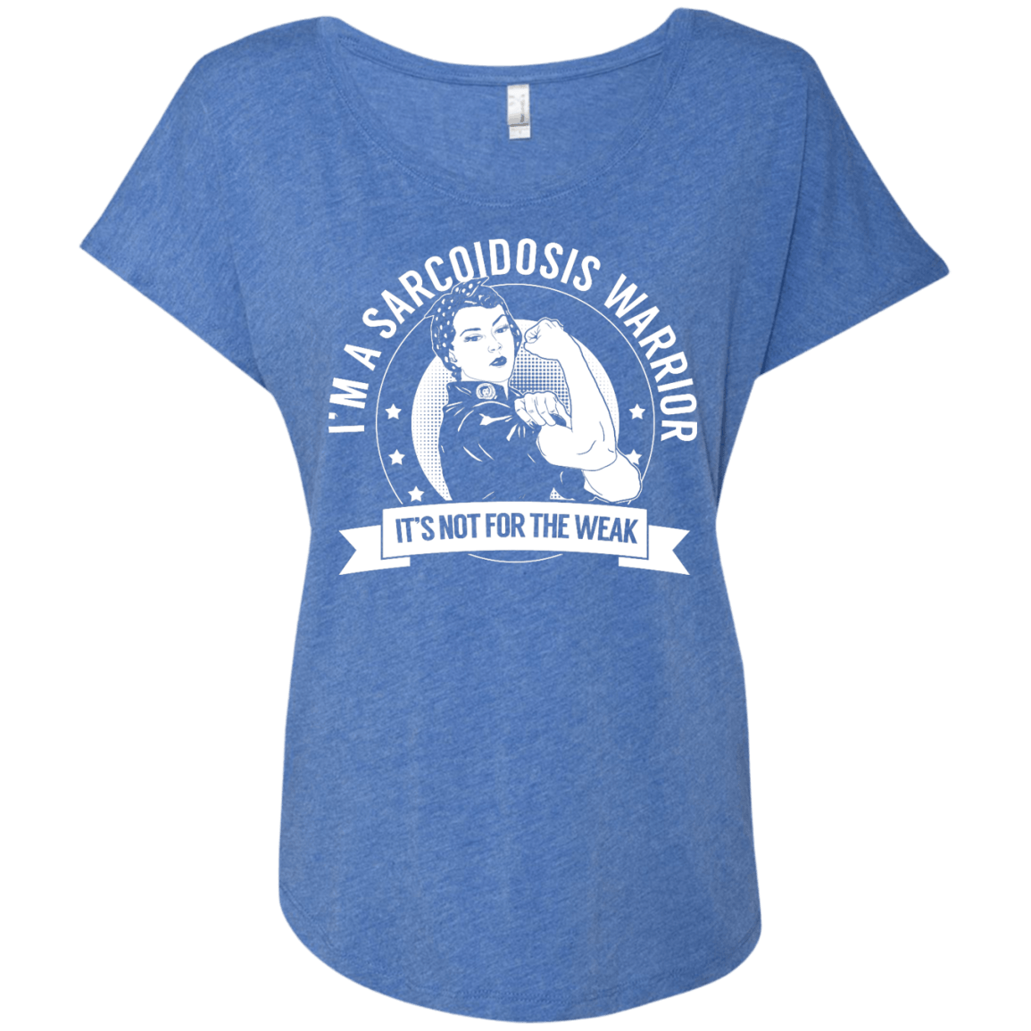 Sarcoidosis Warrior Not For The Weak Dolman Sleeve - The Unchargeables