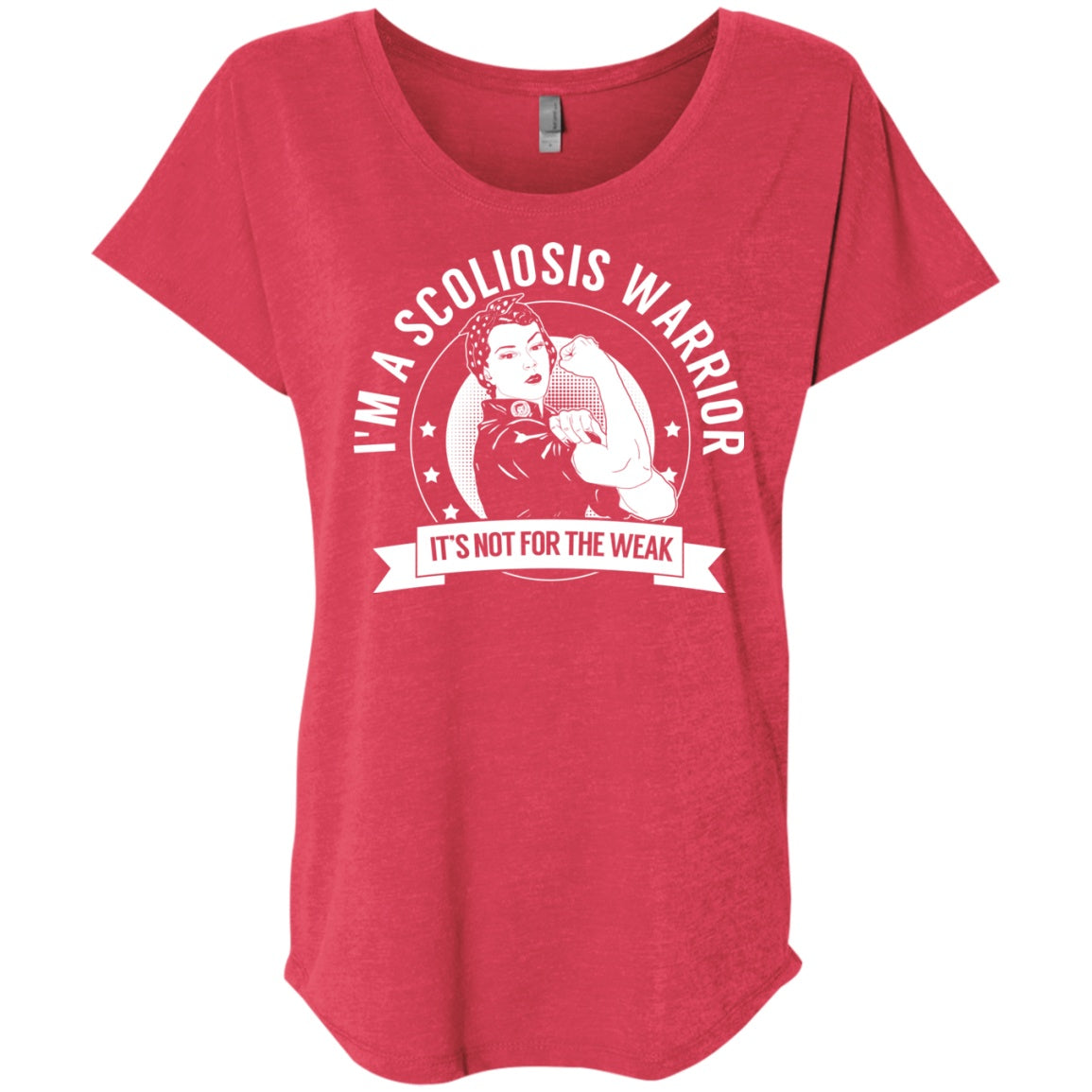 Scoliosis Warrior Not For The Weak Dolman Sleeve - The Unchargeables