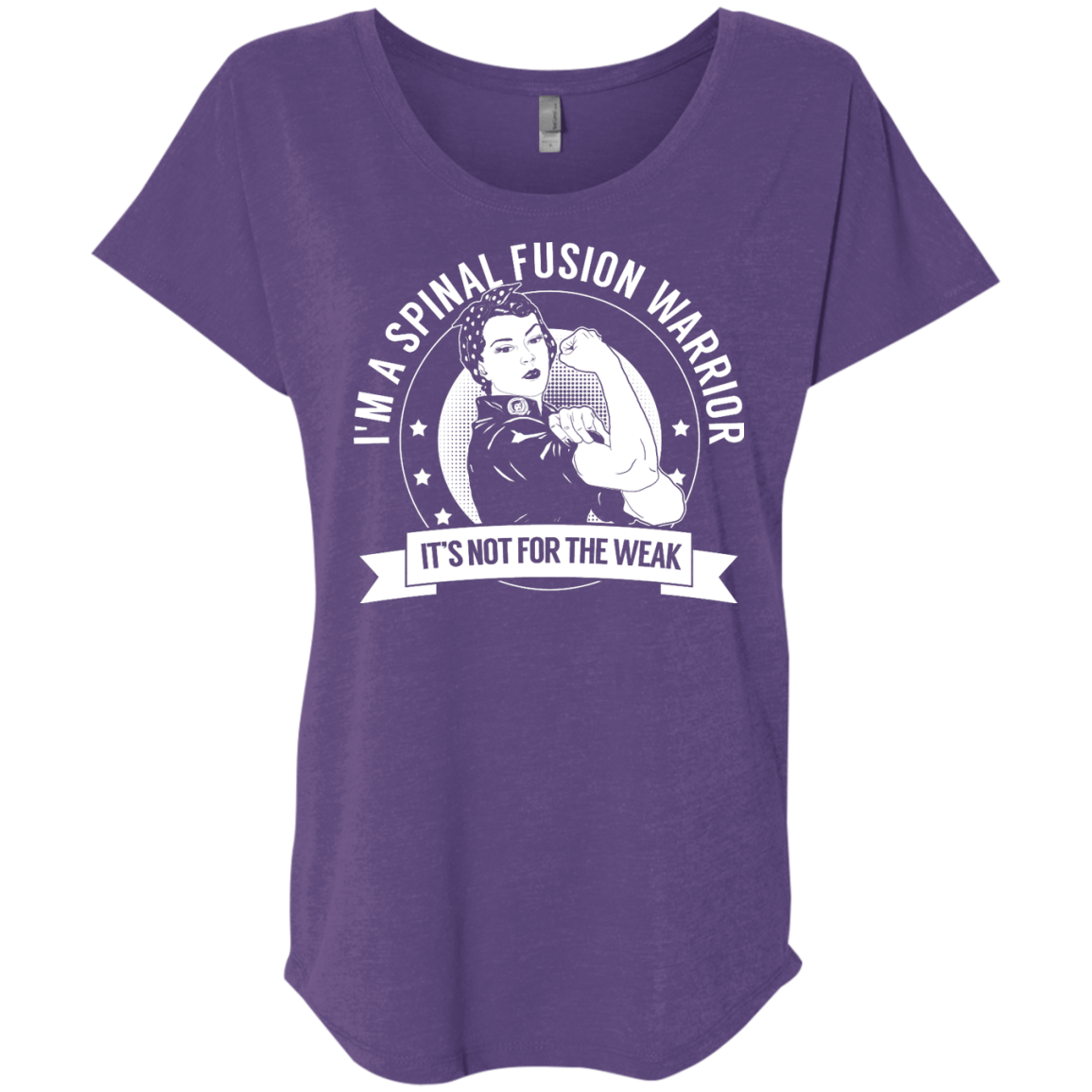 Spinal Fusion Warrior Not For The Weak Dolman Sleeve - The Unchargeables