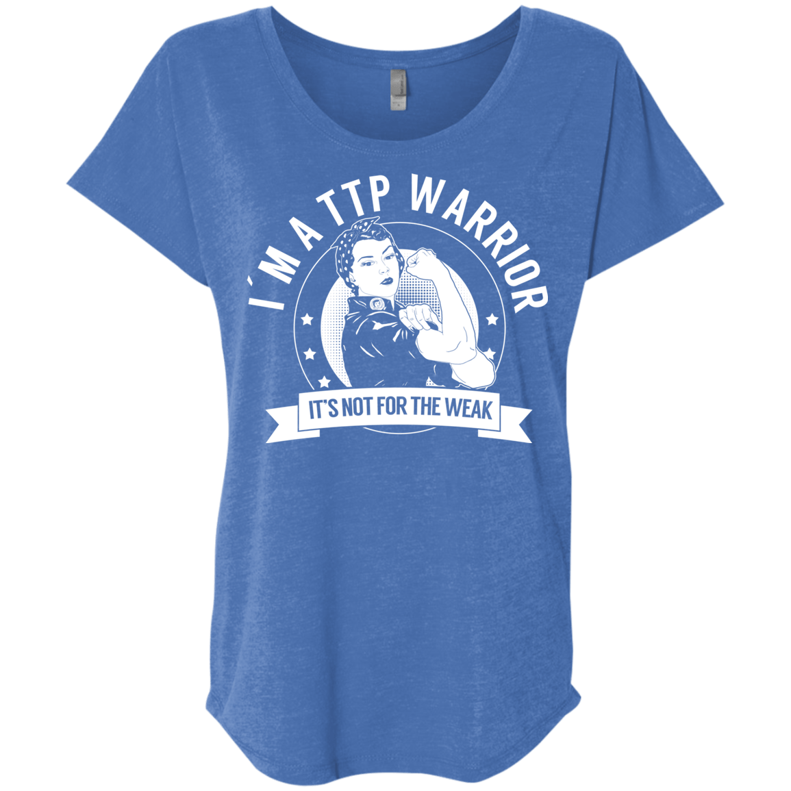 Thrombotic Thrombocytopenic Purpura - TTP Warrior NFTW Dolman Sleeve - The Unchargeables