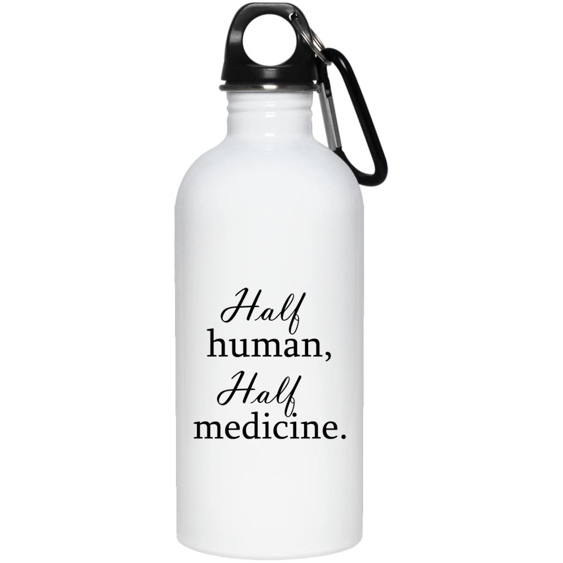 Half human Half Medicine Mug, Travel Mug And Water Bottle - The Unchargeables