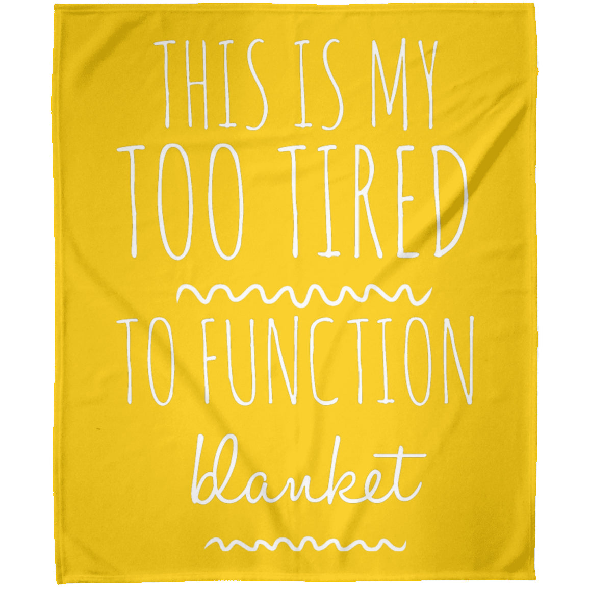 Apparel - Too Tired To Function Fleece Blankets