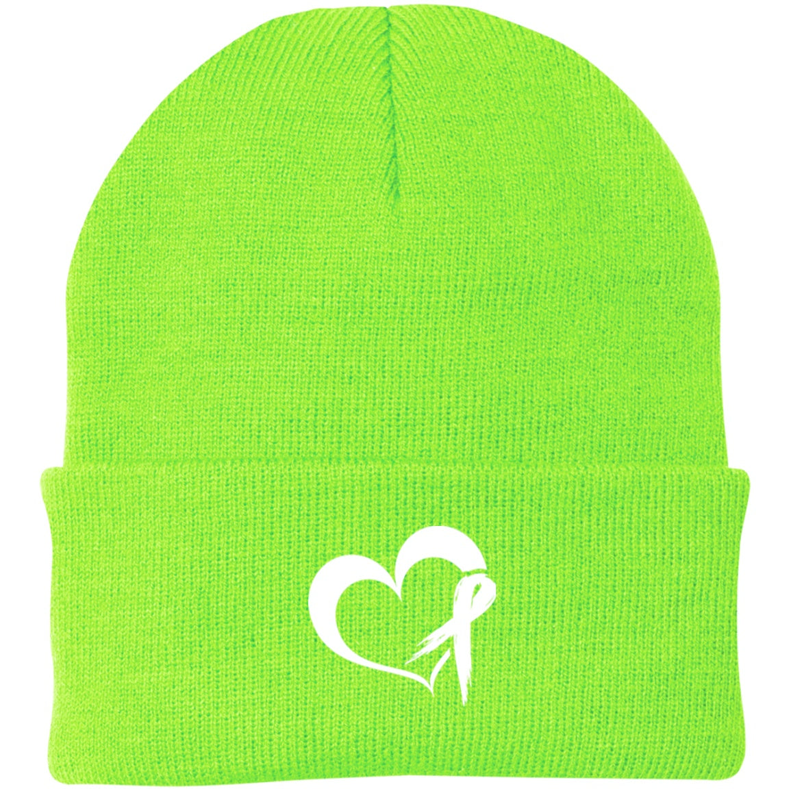 Heart Ribbon Knit Cap - The Unchargeables
