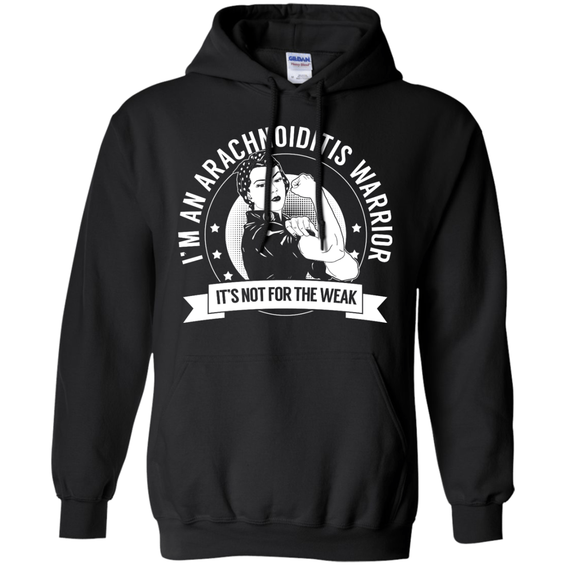 Arachnoiditis Warrior NFTW Pullover Hoodie 8 oz - The Unchargeables