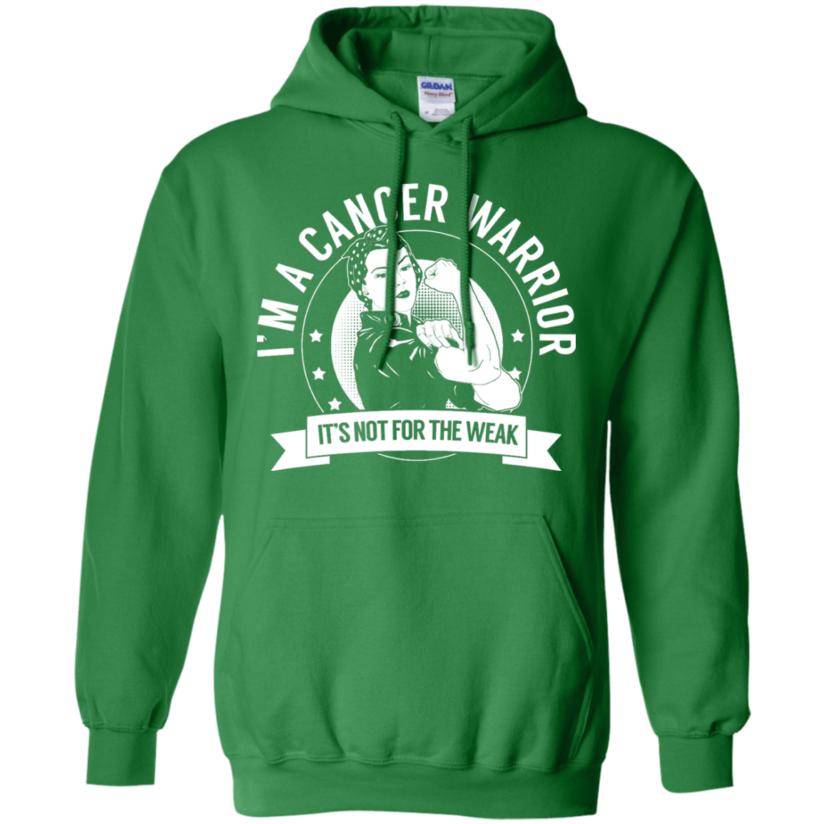 Cancer Warrior NFTW  Pullover Hoodie 8 oz - The Unchargeables