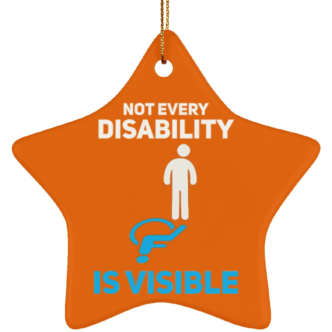 Invisible Disability Star Ornament - The Unchargeables