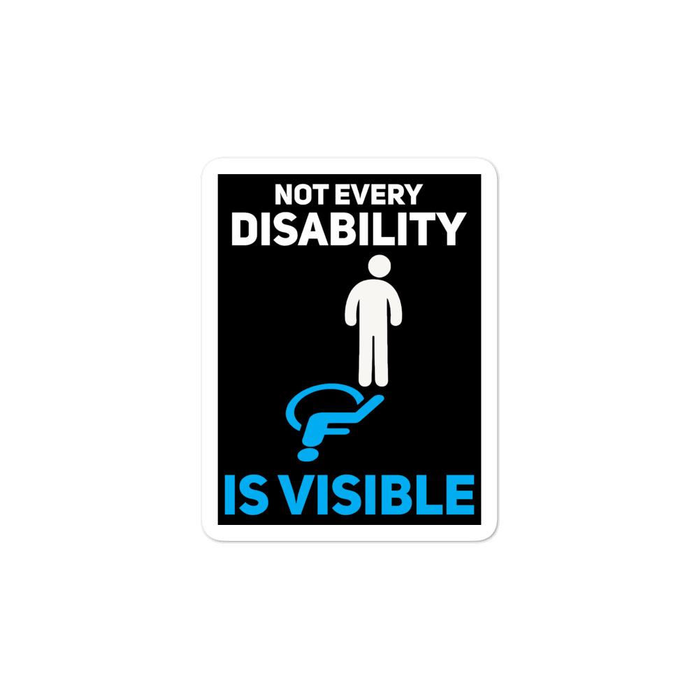 Invisible Disability Sticker - The Unchargeables