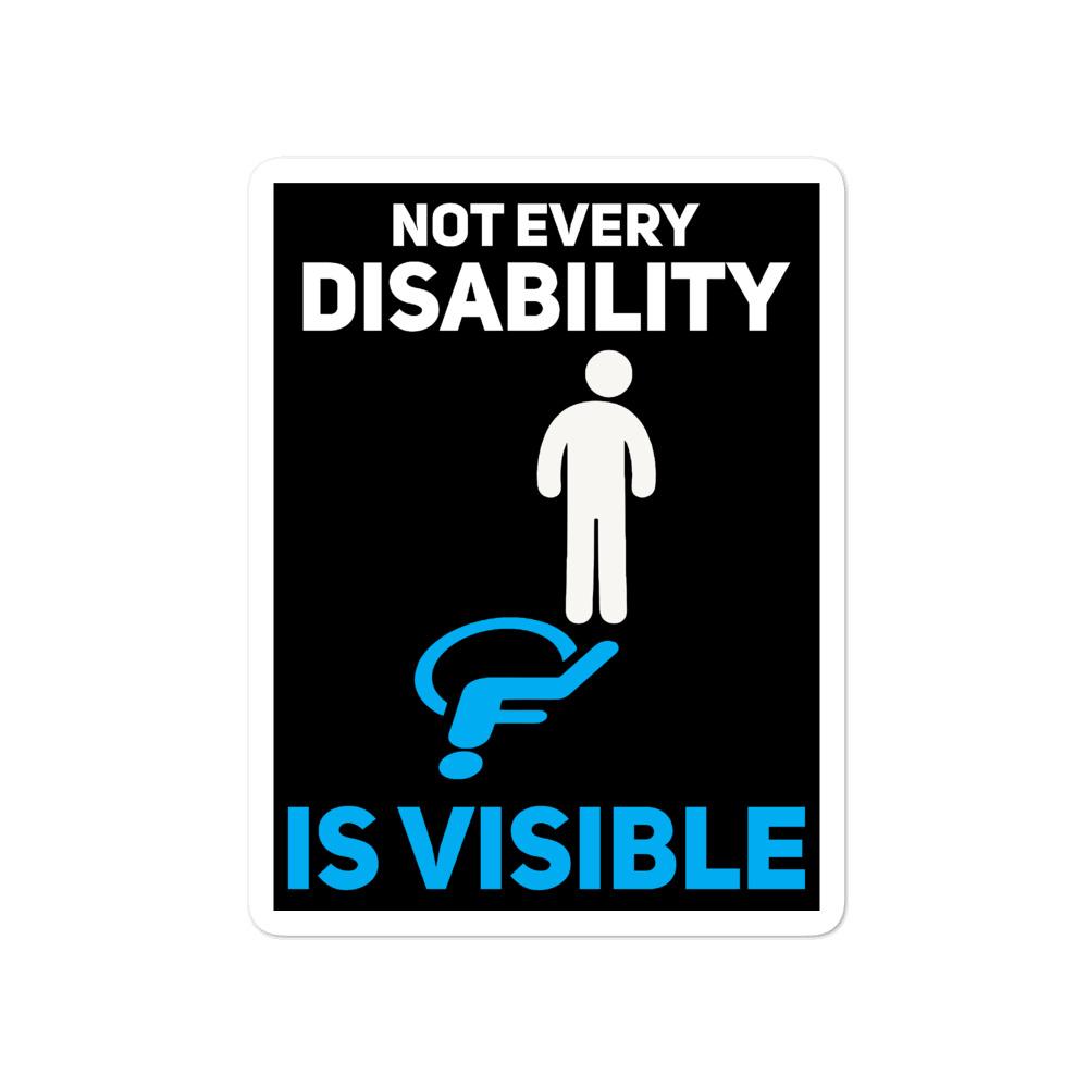 Invisible Disability Sticker - The Unchargeables