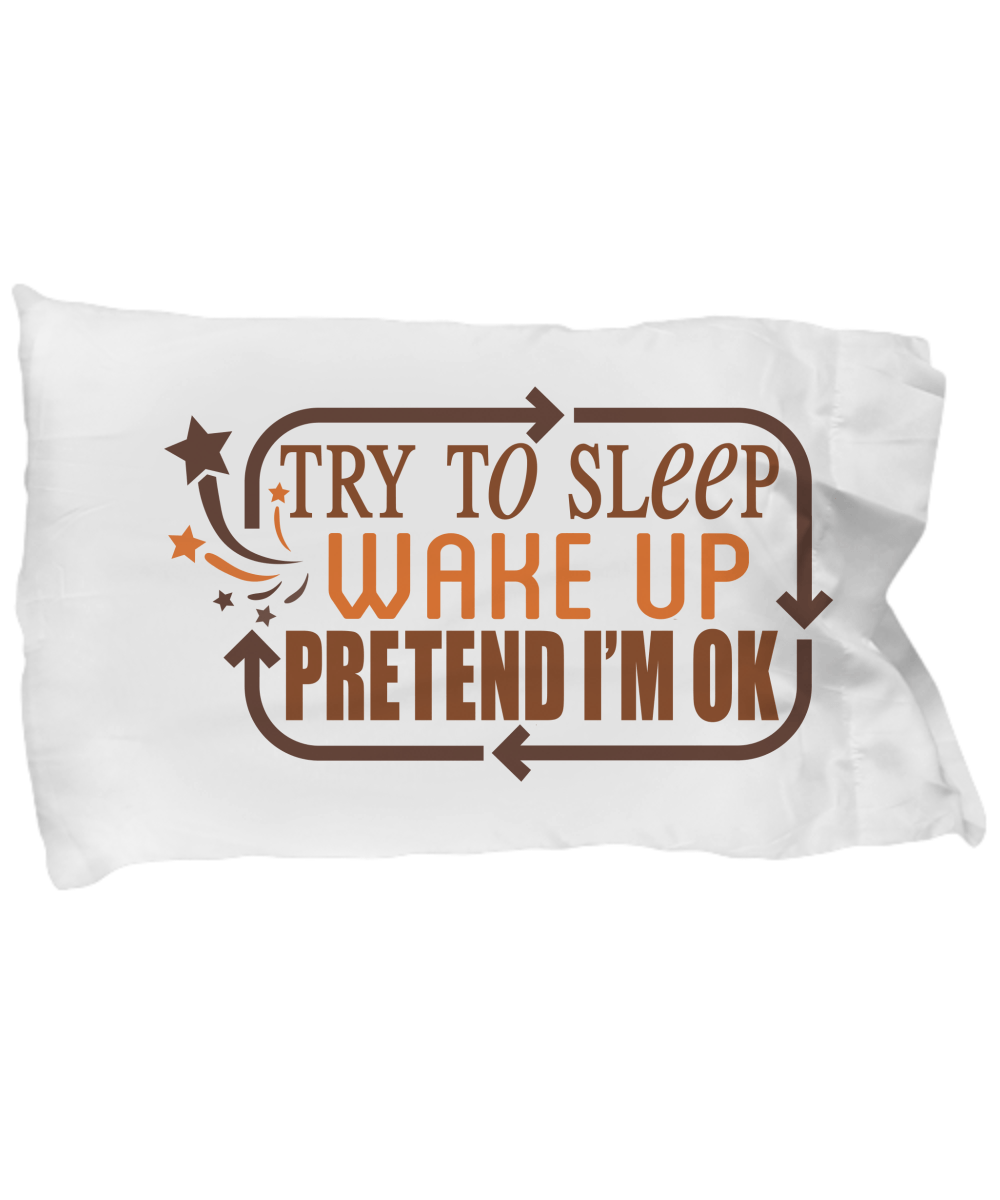 Chronic Illness Cycle Brown Big PillowCase - The Unchargeables