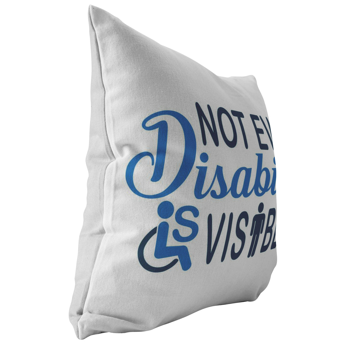 Invisible Disability With Icons Pillow - The Unchargeables