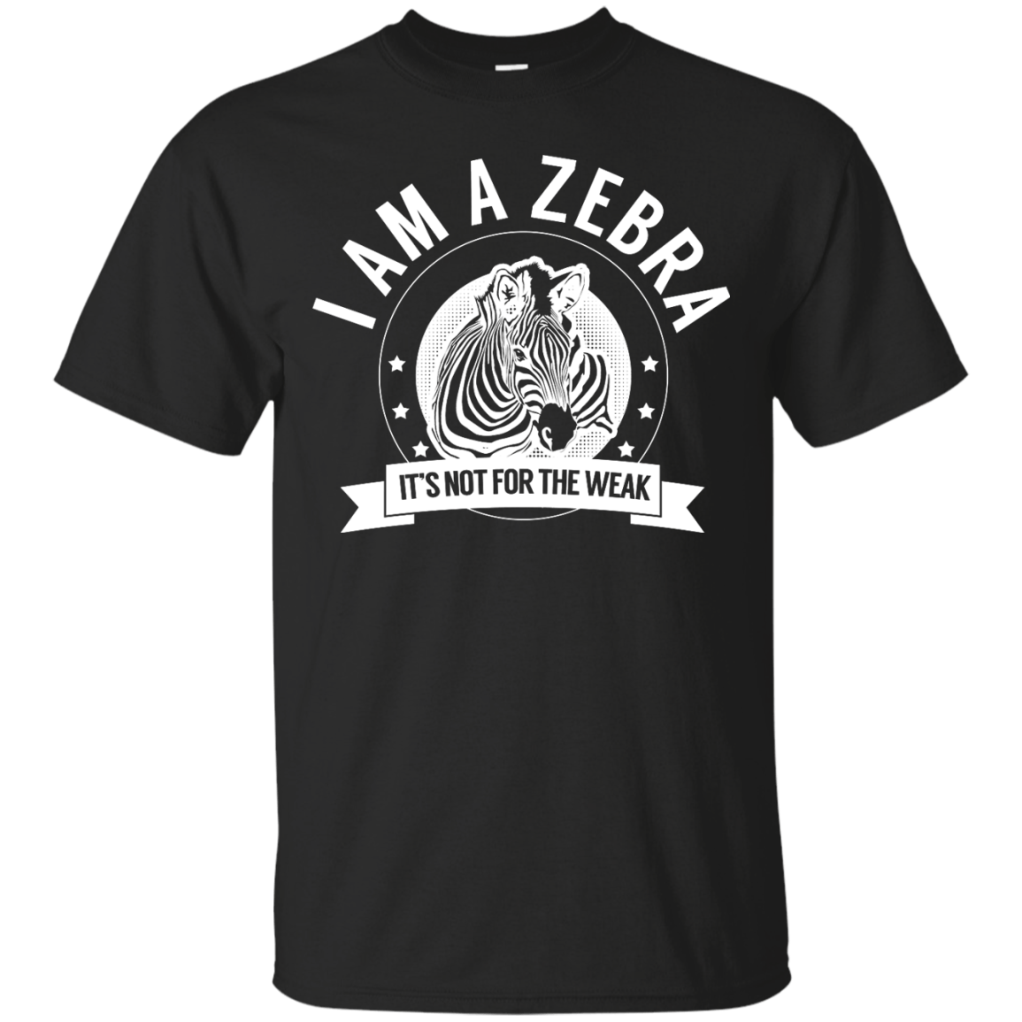 Zebra Warrior Not for the Weak Unisex Shirt - The Unchargeables