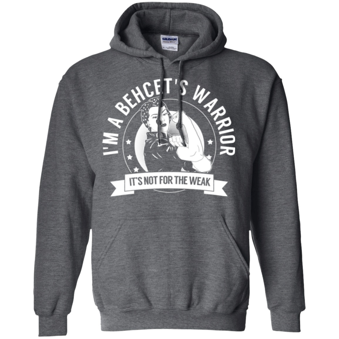 Behcet&#39;s Warrior NFTW Pullover Hoodie 8 oz. - The Unchargeables