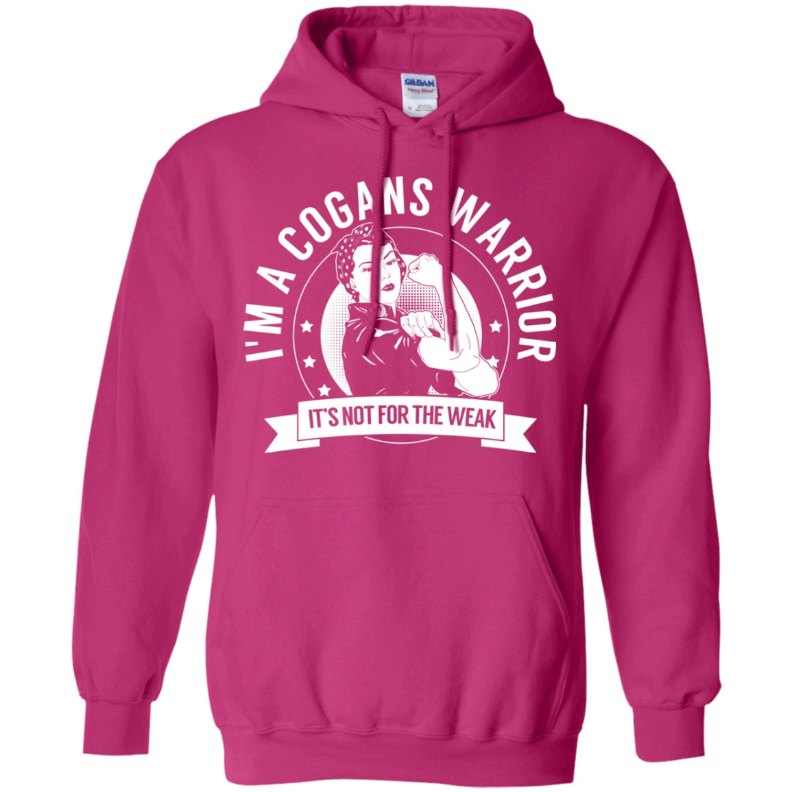 Cogans Warrior Not For The Weak Pullover Hoodie 8 oz. - The Unchargeables