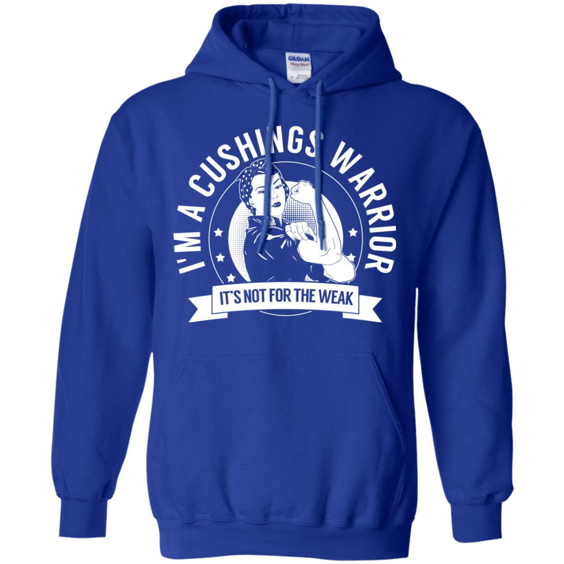 Cushings Warrior Not For The Weak Pullover Hoodie 8 oz. - The Unchargeables