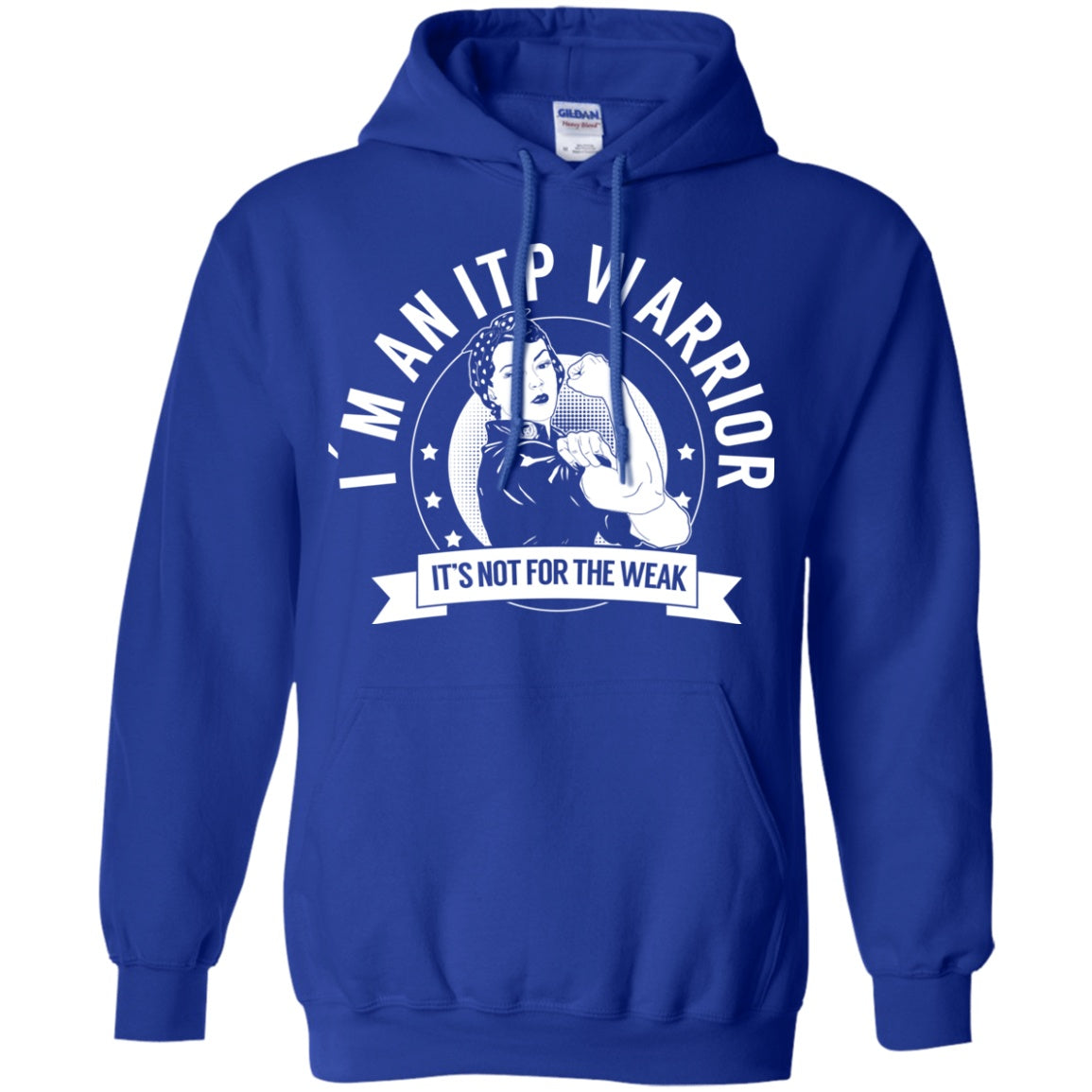 Immune Thrombocytopenic Purpura - ITP Warrior NFTW Pullover Hoodie 8 oz. - The Unchargeables