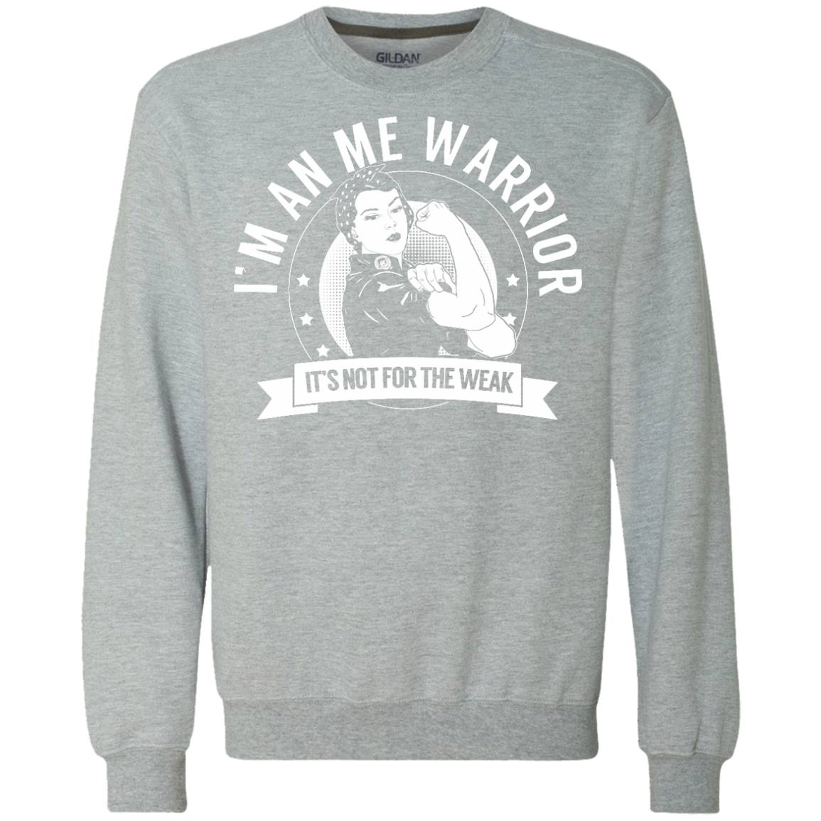 Myalgic Encephalomyelitis - ME Warrior Not for the Weak Crewneck Sweatshirt - The Unchargeables