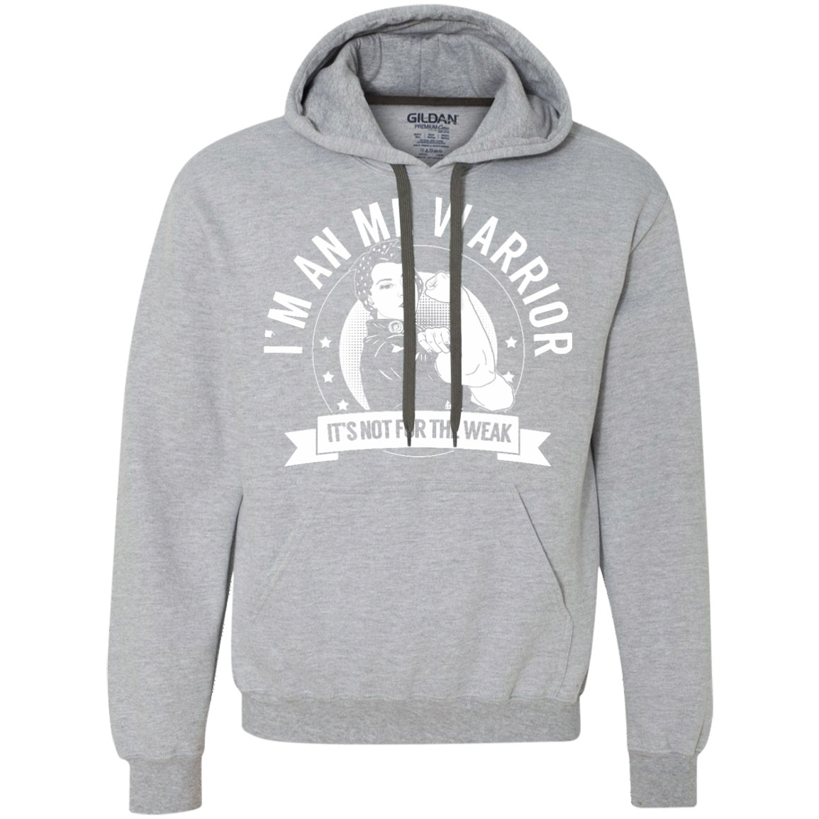 Myalgic Encephalomyelitis - ME Warrior Not for the Weak Pullover Hoodie - The Unchargeables