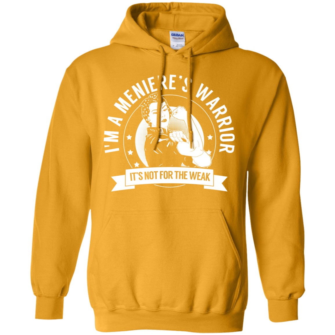 Meniere&#39;s Disease - Meniere’s Warrior NFTW Pullover Hoodie 8 oz. - The Unchargeables