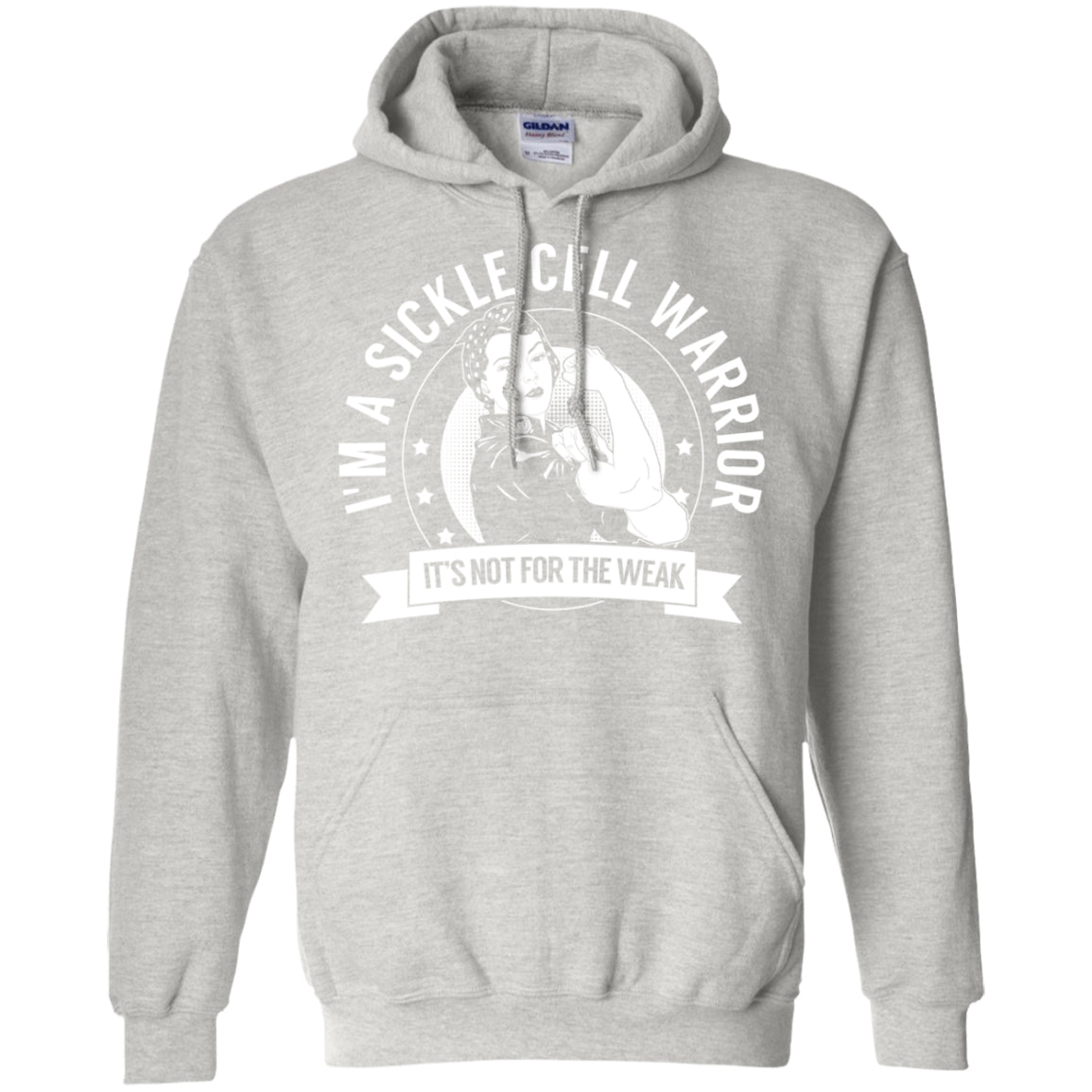 Sickle Cell Anemia - Sickle Cell Warrior NFTW Pullover Hoodie 8 oz. - The Unchargeables