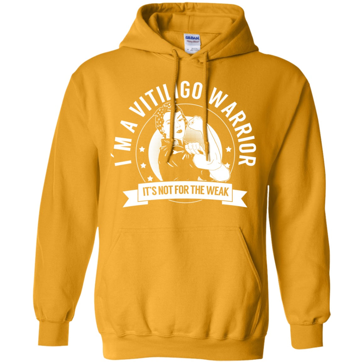 Vitiligo Warrior NFTW Pullover Hoodie 8 oz. - The Unchargeables