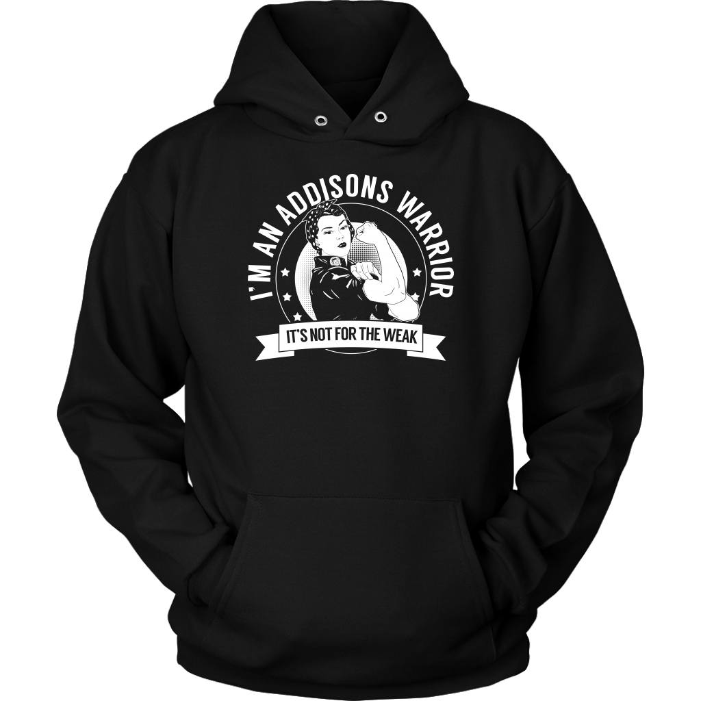 Addison's Disease Awareness Hoodie Addison's Warrior NFTW - The Unchargeables