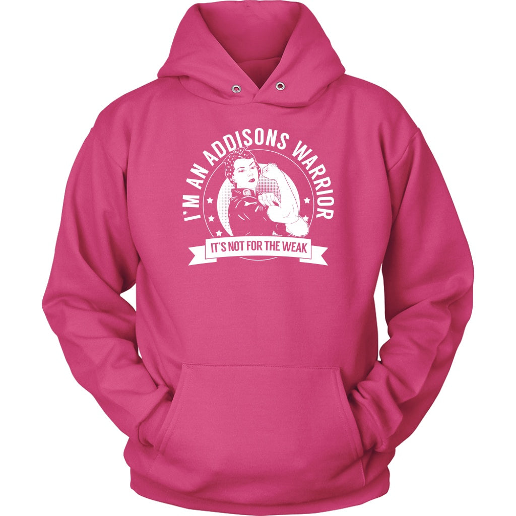 Addison&#39;s Disease Awareness Hoodie Addison&#39;s Warrior NFTW - The Unchargeables