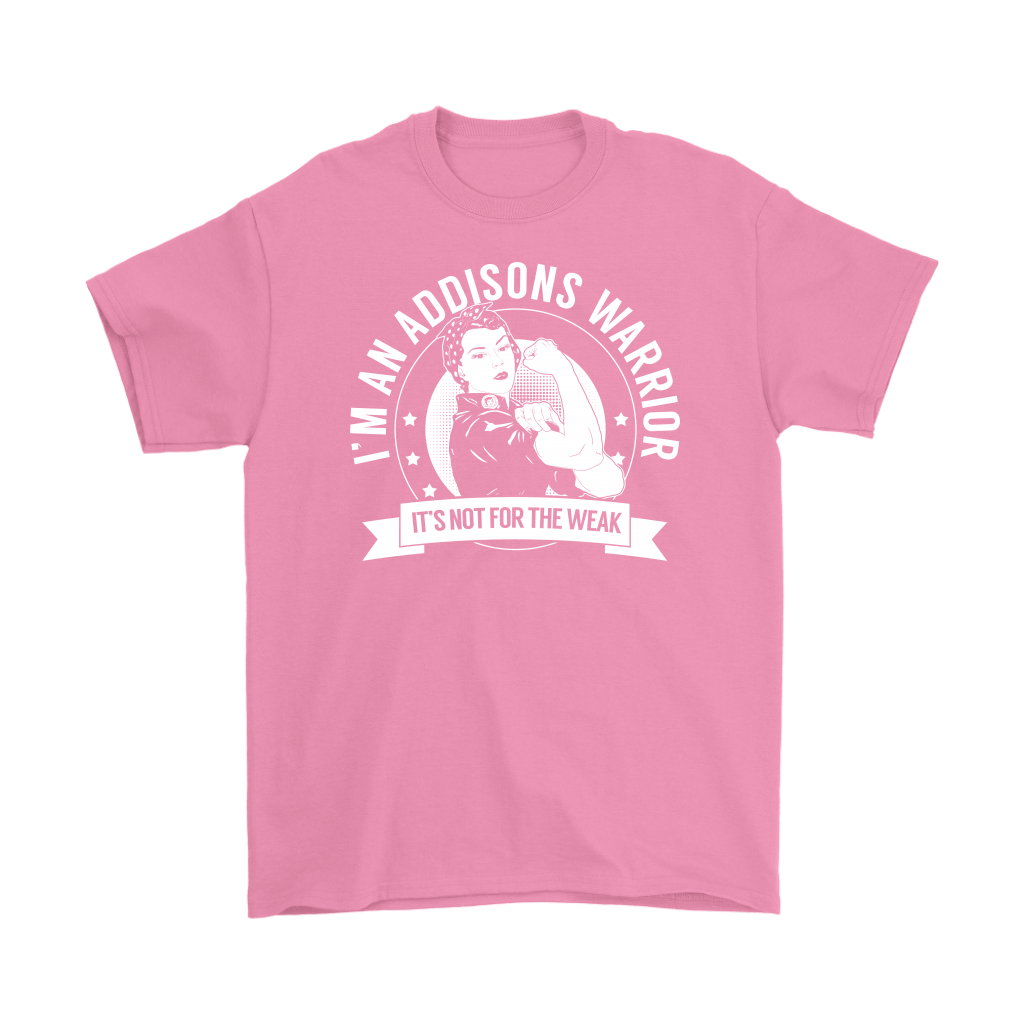 Addison&#39;s Disease Awareness T-Shirt Addison&#39;s Warrior NFTW - The Unchargeables
