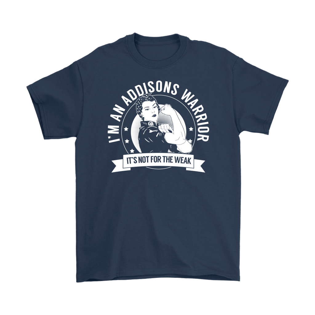 Addison&#39;s Disease Awareness T-Shirt Addison&#39;s Warrior NFTW - The Unchargeables